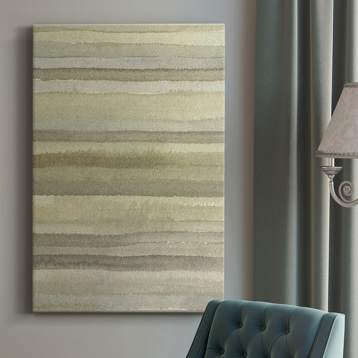 Lines in Neutral I - Canvas Art Print