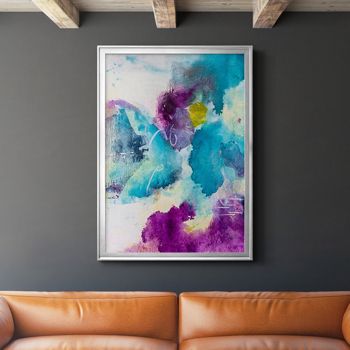 Dreaming I - Modern Framed Canvas Print