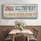 Jingle All the Way - Floater Framed Canvas Print