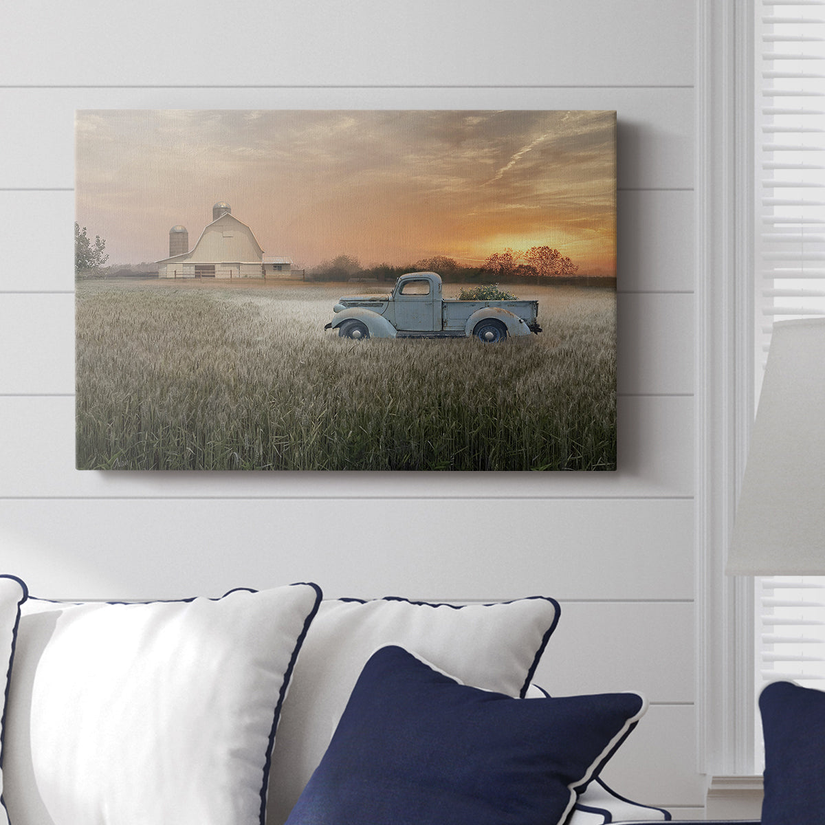 Evening Farm - Canvas Art Print