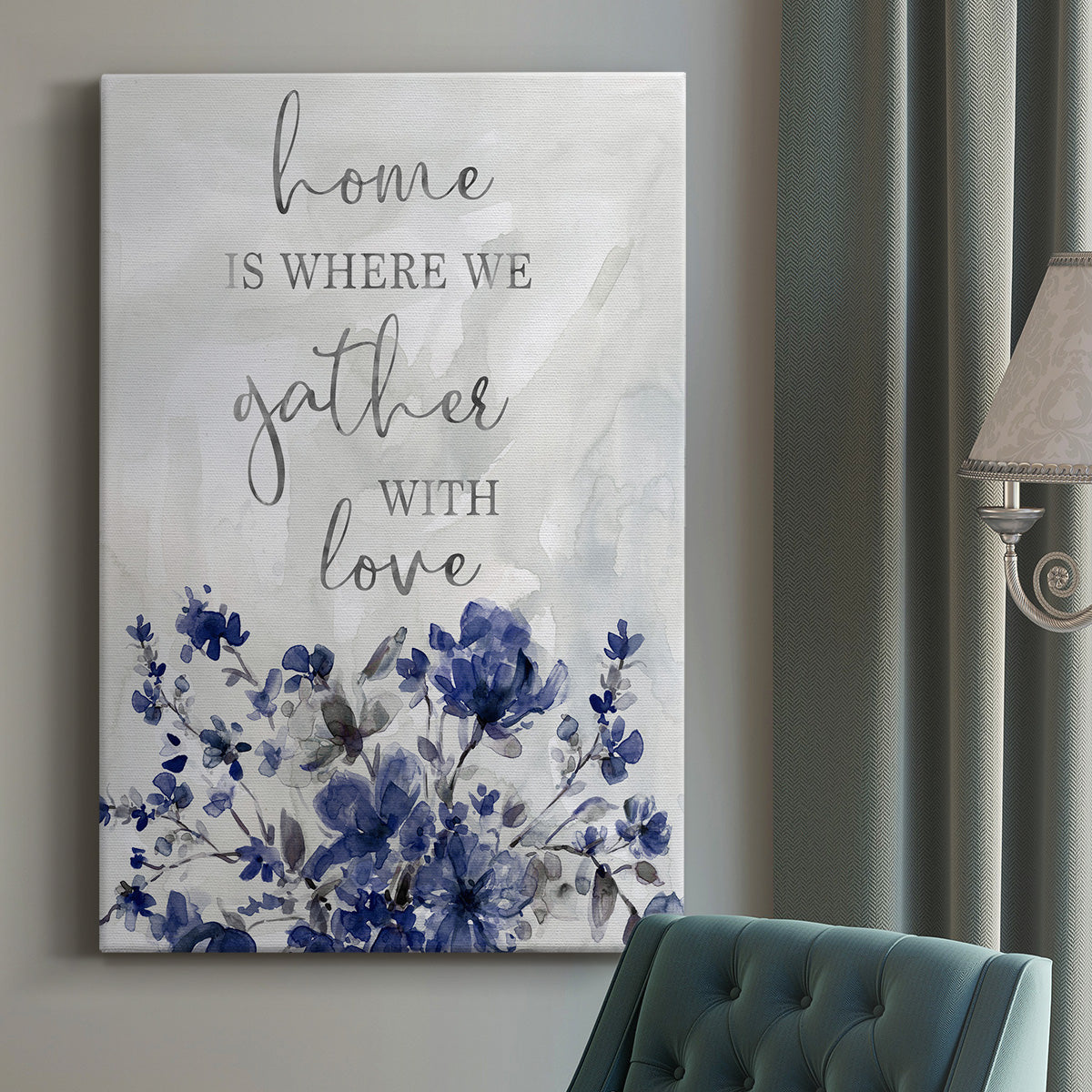 Gather With Love Premium Gallery Wrapped Canvas - Ready to Hang