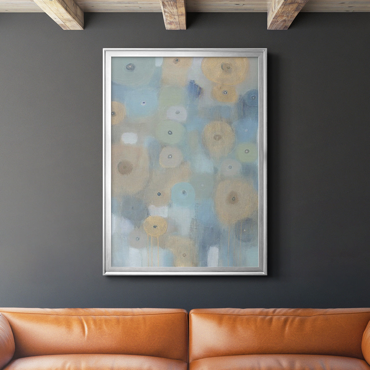 Spinning Wheels II - Modern Framed Canvas Print
