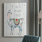 Llama Happy Place Premium Gallery Wrapped Canvas - Ready to Hang