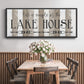 Simple at the Lake House - Floater Framed Canvas Print