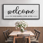 Welcome Ever After - Floater Framed Canvas Print