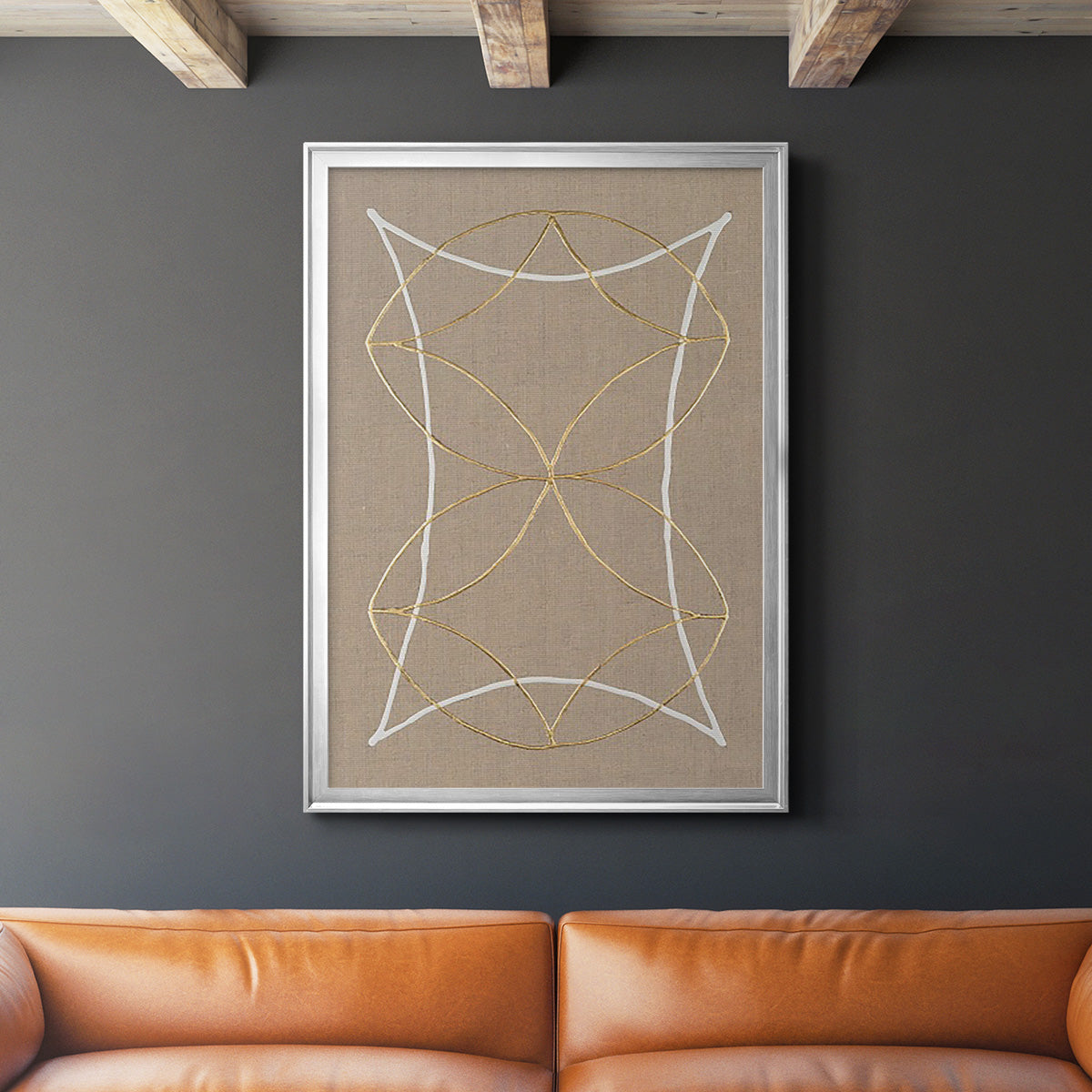 Hyperbola I - Modern Framed Canvas Print