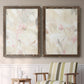 Soft Abstraction I - Premium Framed Canvas 2 Piece Set - Ready to Hang