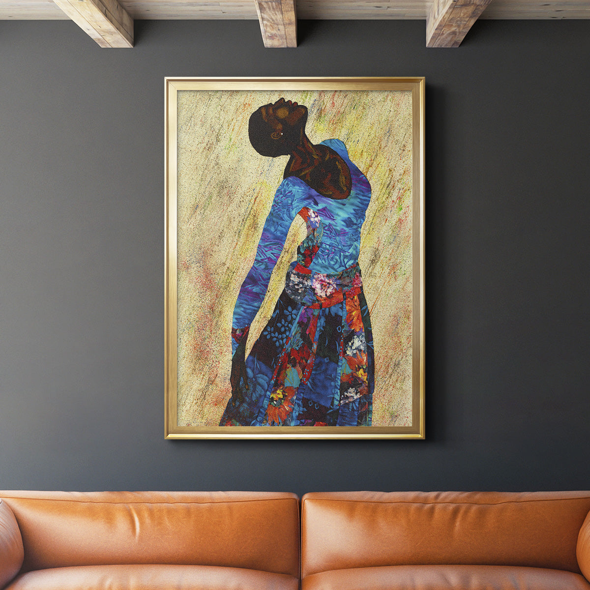 Woman Strong IV - Modern Framed Canvas Print