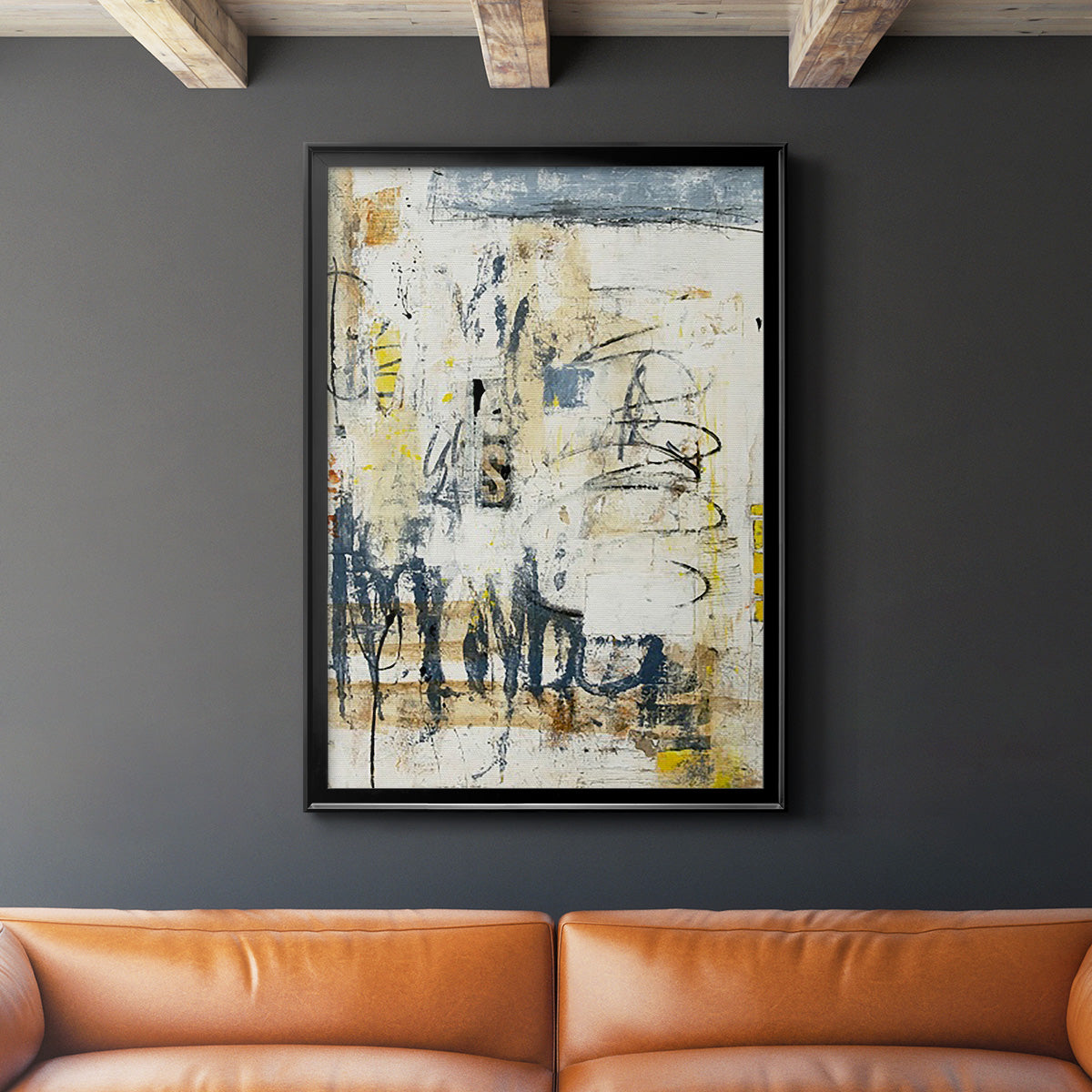 Urban Revival - Modern Framed Canvas Print