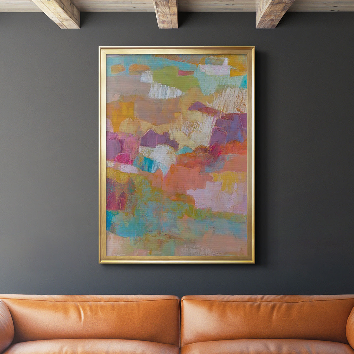 Kindill II - Modern Framed Canvas Print