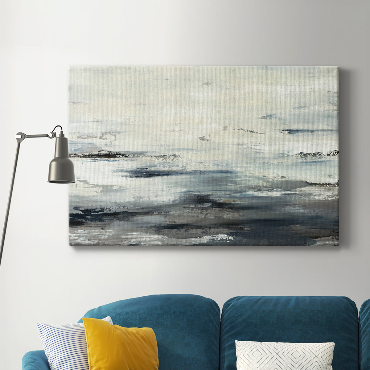 On The Stormy Seas - Canvas Art Print