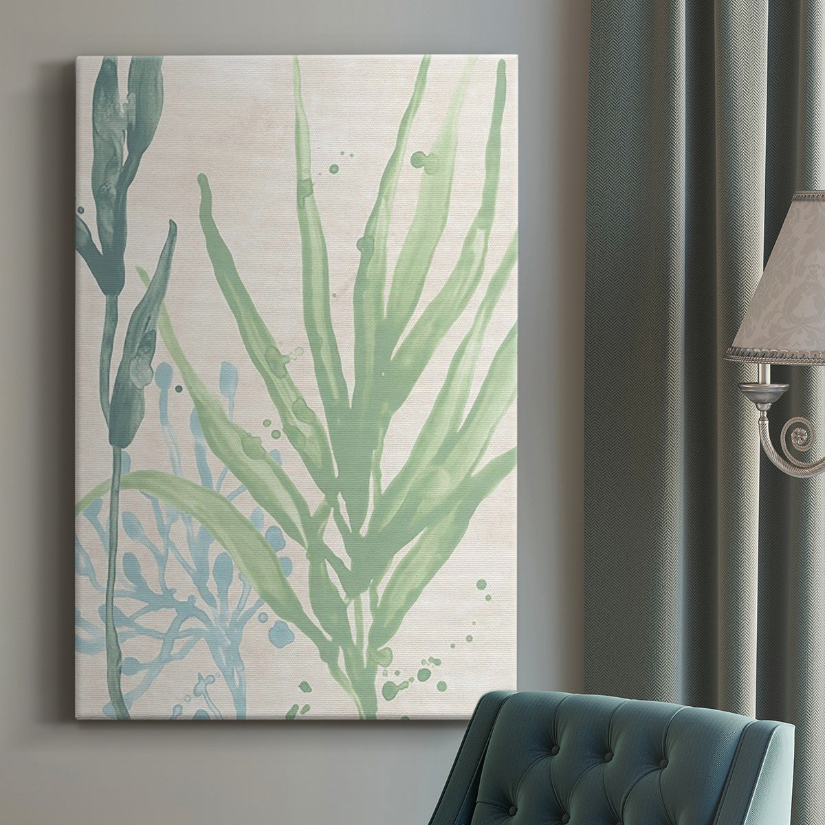 Swaying Seagrass I Premium Gallery Wrapped Canvas - Ready to Hang