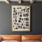 Chalk and Flint I - Modern Framed Canvas Print