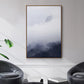 Above the Clouds - Floater Framed Canvas Print