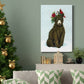 Winter Woodland Creatures with Cardinals I - Gallery Wrapped Canvas