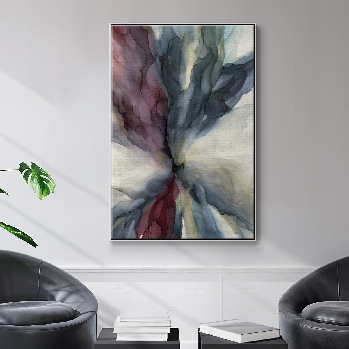 Untitled - Floater Framed Canvas Print