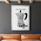 Begins After Coffee - Modern Framed Canvas Print