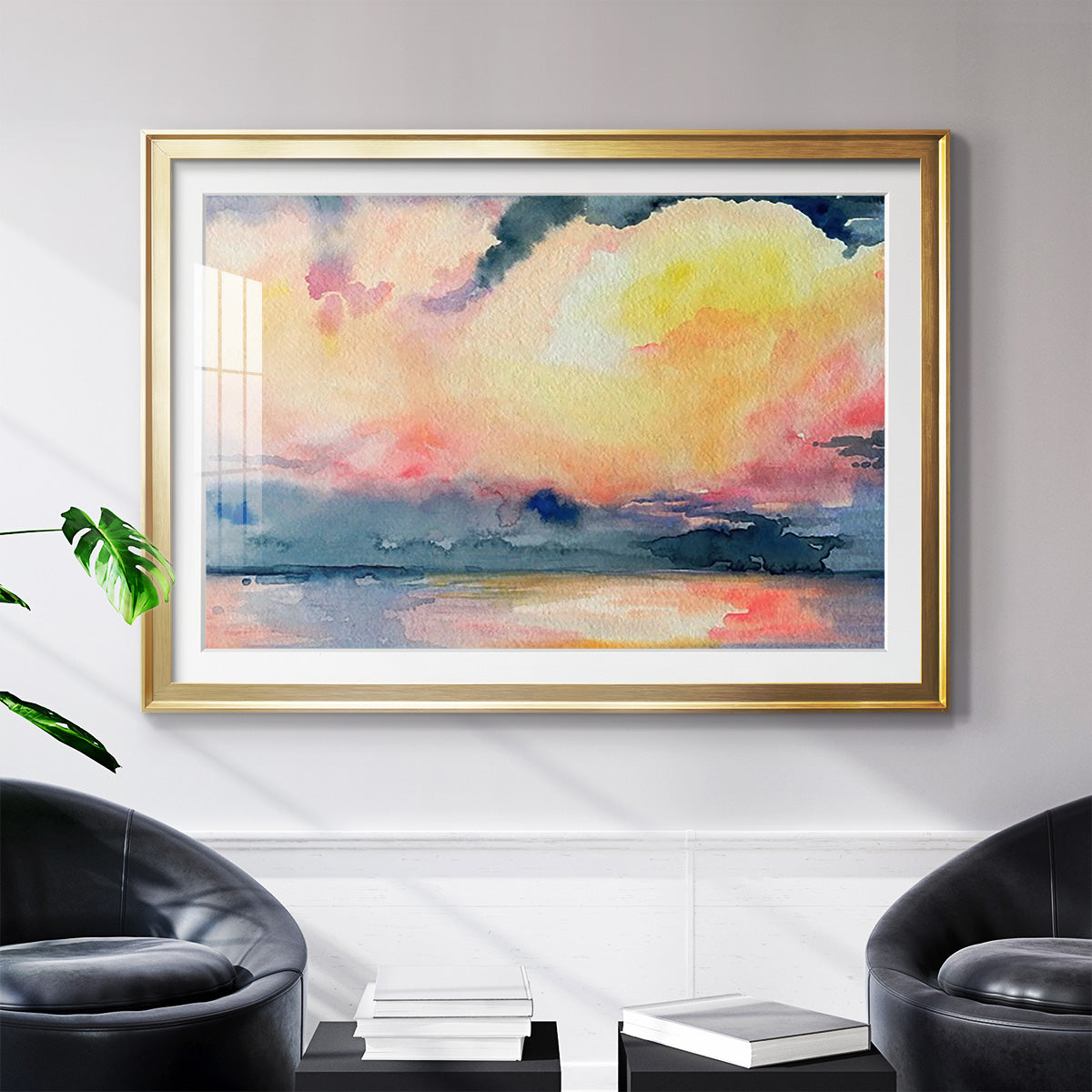 Prism Seascape III - Modern Framed Art Print