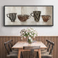 Coffee Skins I - Floater Framed Canvas Print
