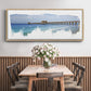 Virginia Beach Pier - Floater Framed Canvas Print