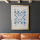 Monochrome Terra Mesa Tile I - Modern Framed Canvas Print
