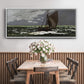 Stormy Seascape, 1867 - Floater Framed Canvas Print
