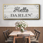 Hello Darlin' - Floater Framed Canvas Print