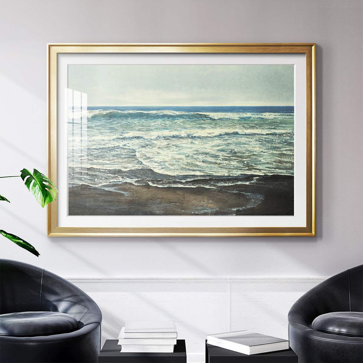 Coastal Reflection - Modern Framed Art Print