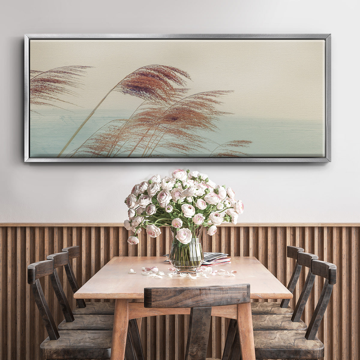 Windy I - Floater Framed Canvas Print