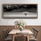 Solitary Tree - Floater Framed Canvas Print