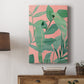 Pink and Green Birds of Paradise II - Canvas Art Print
