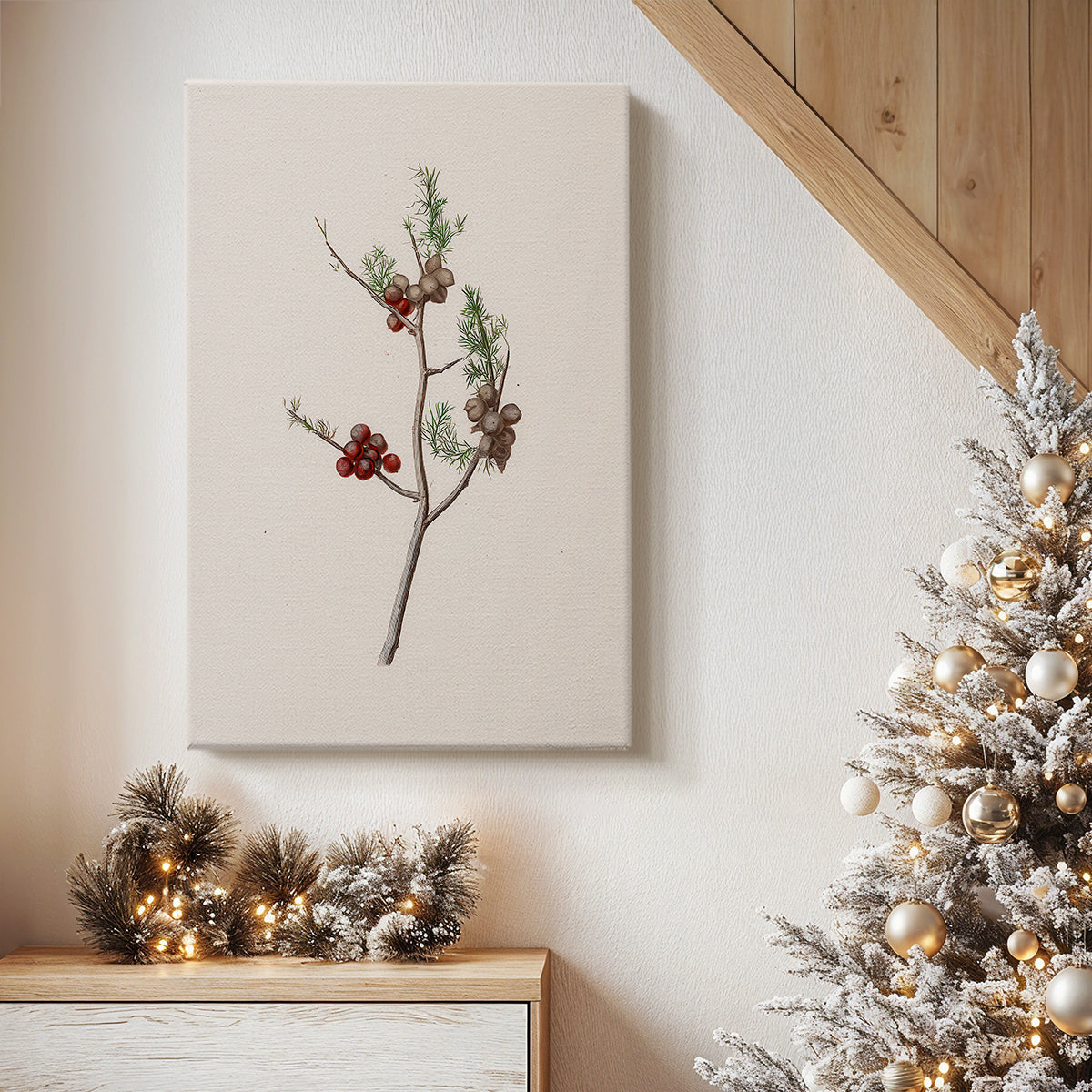 Twilight of Silver Pines - Canvas Art Print