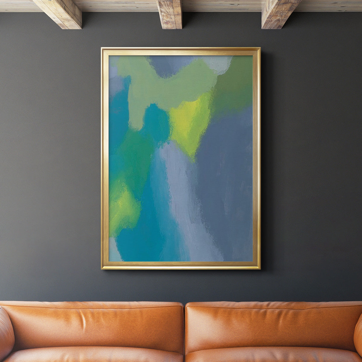 Lost in Memories III - Modern Framed Canvas Print