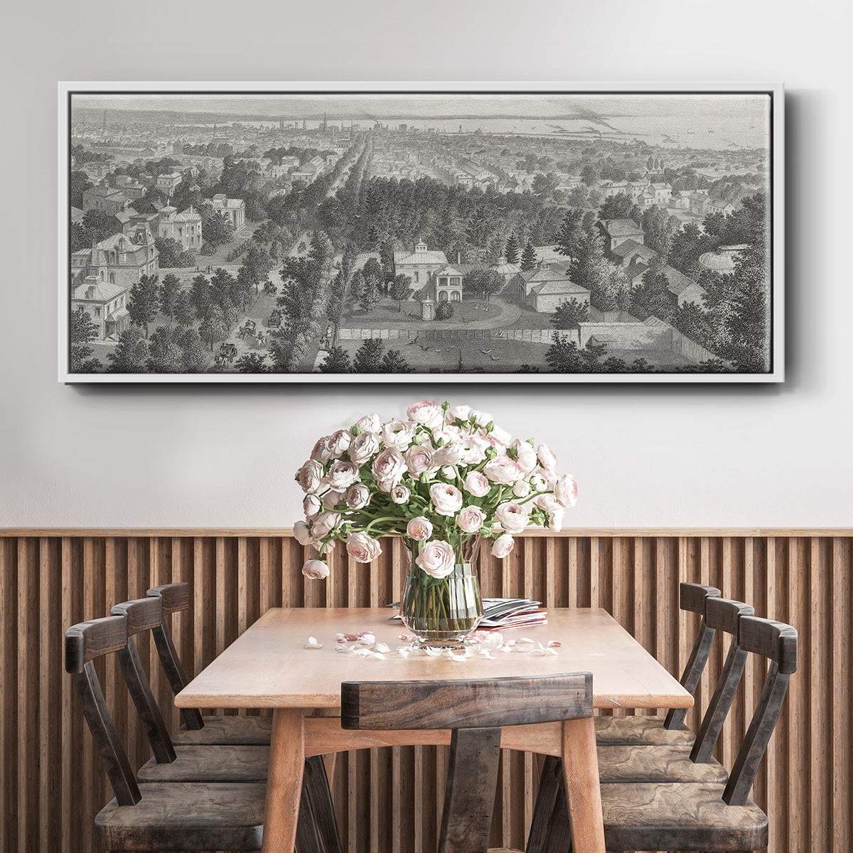 City of Buffalo - Floater Framed Canvas Print