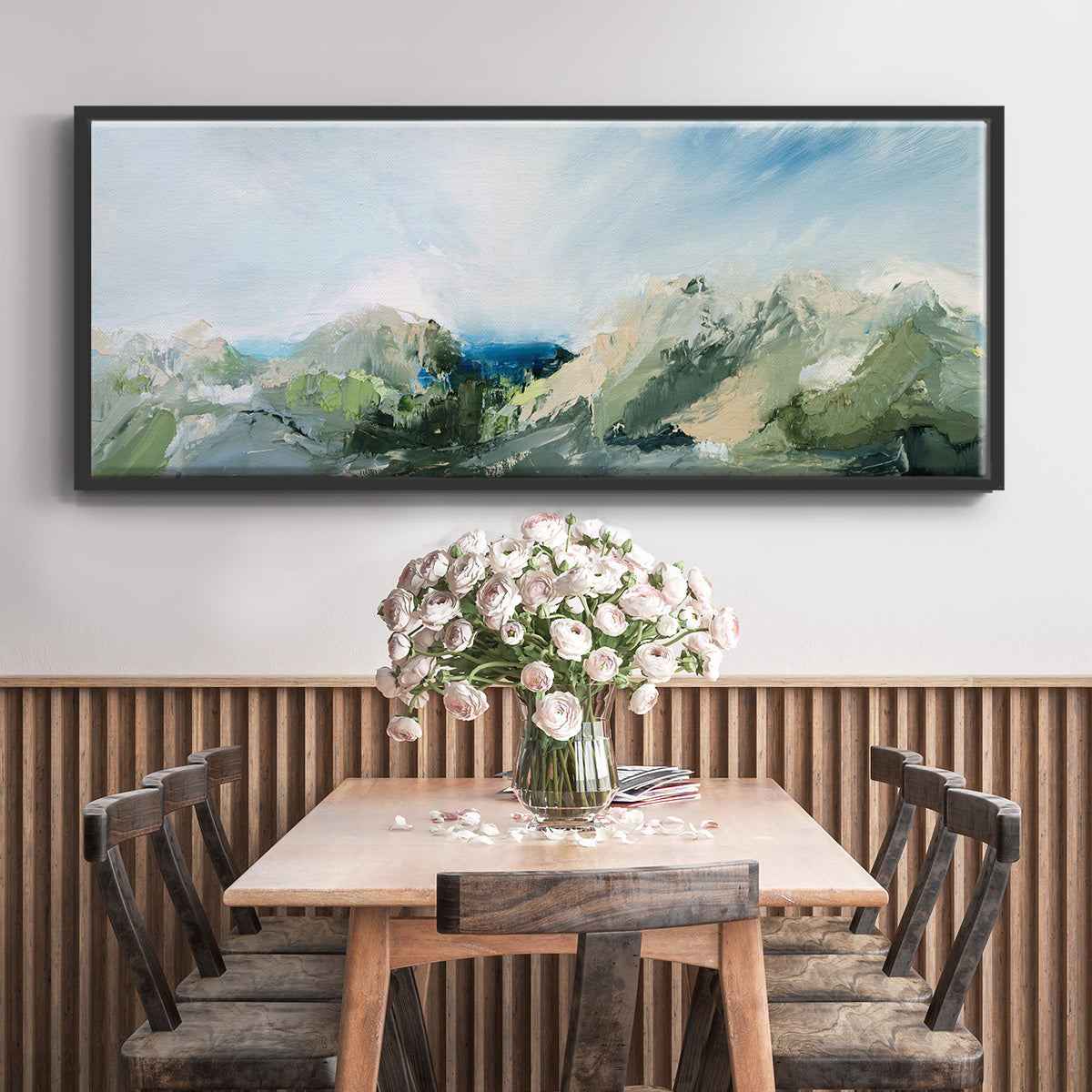 Nature's Peace II - Floater Framed Canvas Print