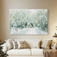 Pearled Sleigh Parish - Canvas Art Print