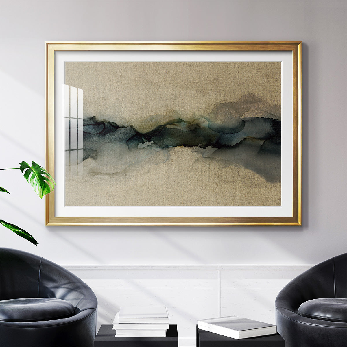 Ocean Streams - Modern Framed Art Print