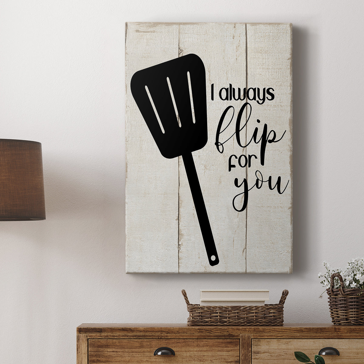 Flip For You - Canvas Art Print
