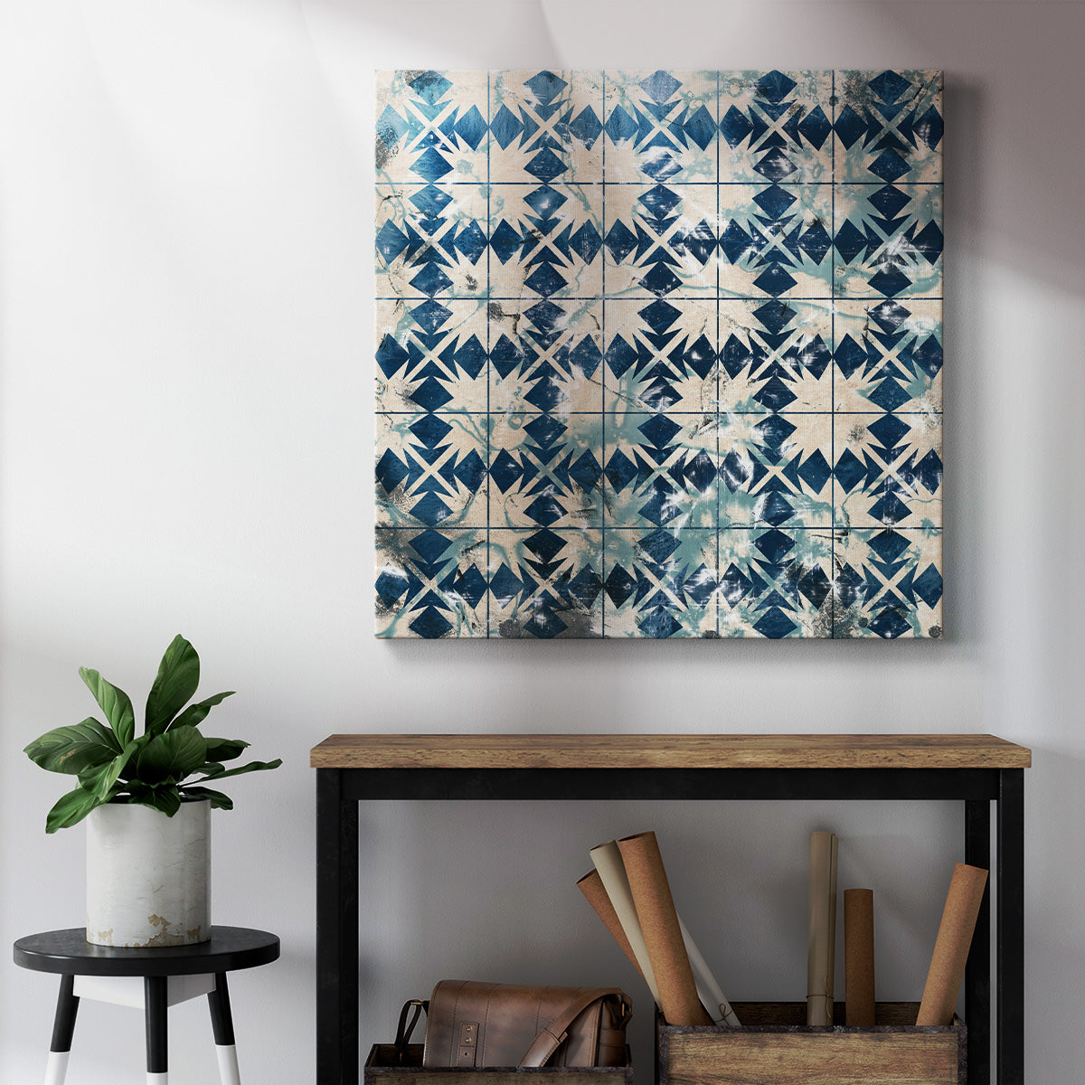 Tile-Dye VI - Canvas Art Print