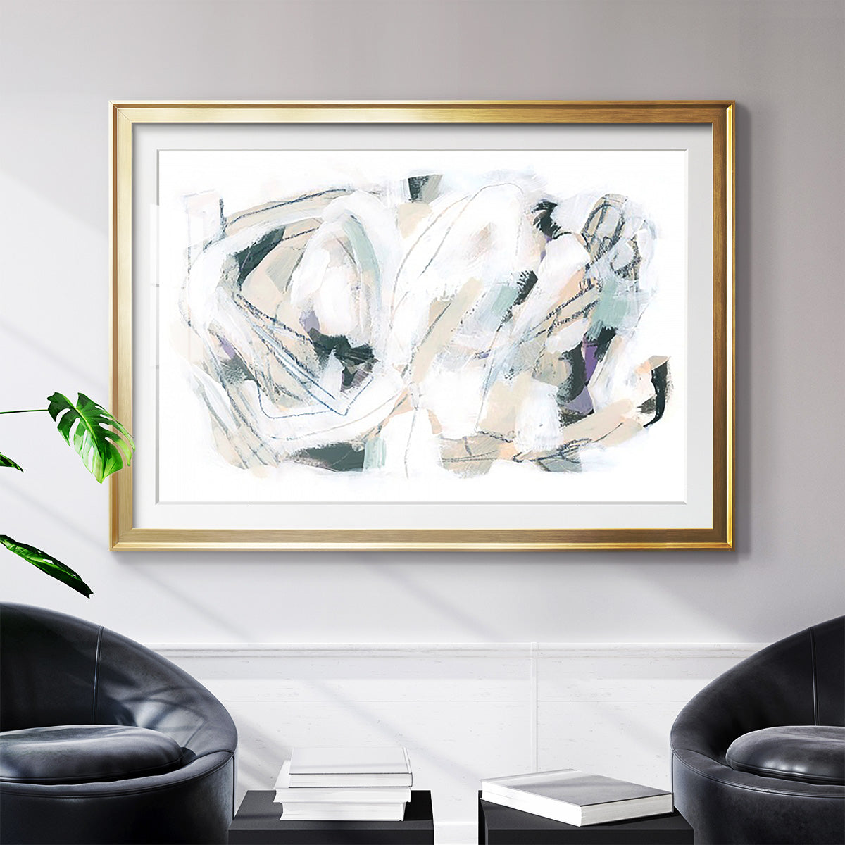 Arctic Helix II - Modern Framed Art Print