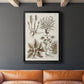 Sepia Botanical Journal VII - Modern Framed Canvas Print