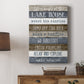 Simple Lake Rules - Canvas Art Print