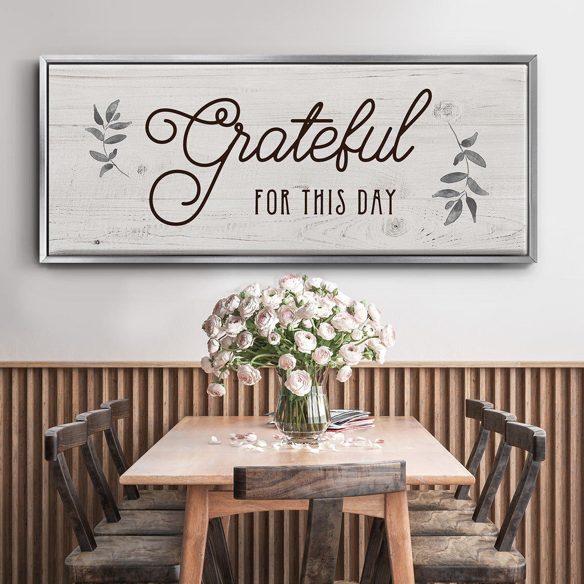 For this Day - Floater Framed Canvas Print