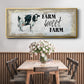 Farm Sweet Farm II - Floater Framed Canvas Print