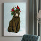 Winter Woodland Creatures with Cardinals I Premium Gallery Wrapped Canvas - Ready to Hang