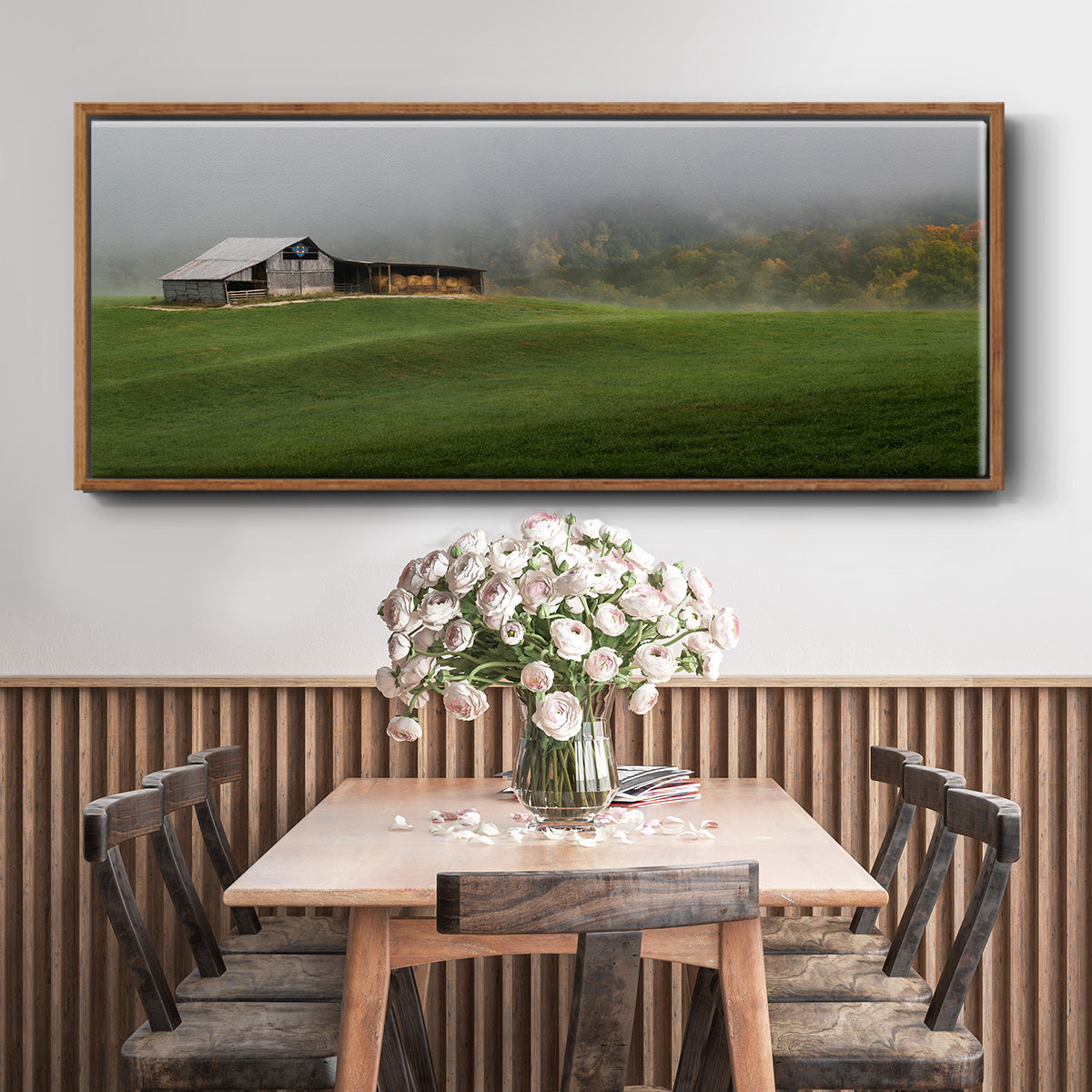 Mountain Air - Floater Framed Canvas Print
