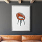 Take a Seat V - Modern Framed Canvas Print
