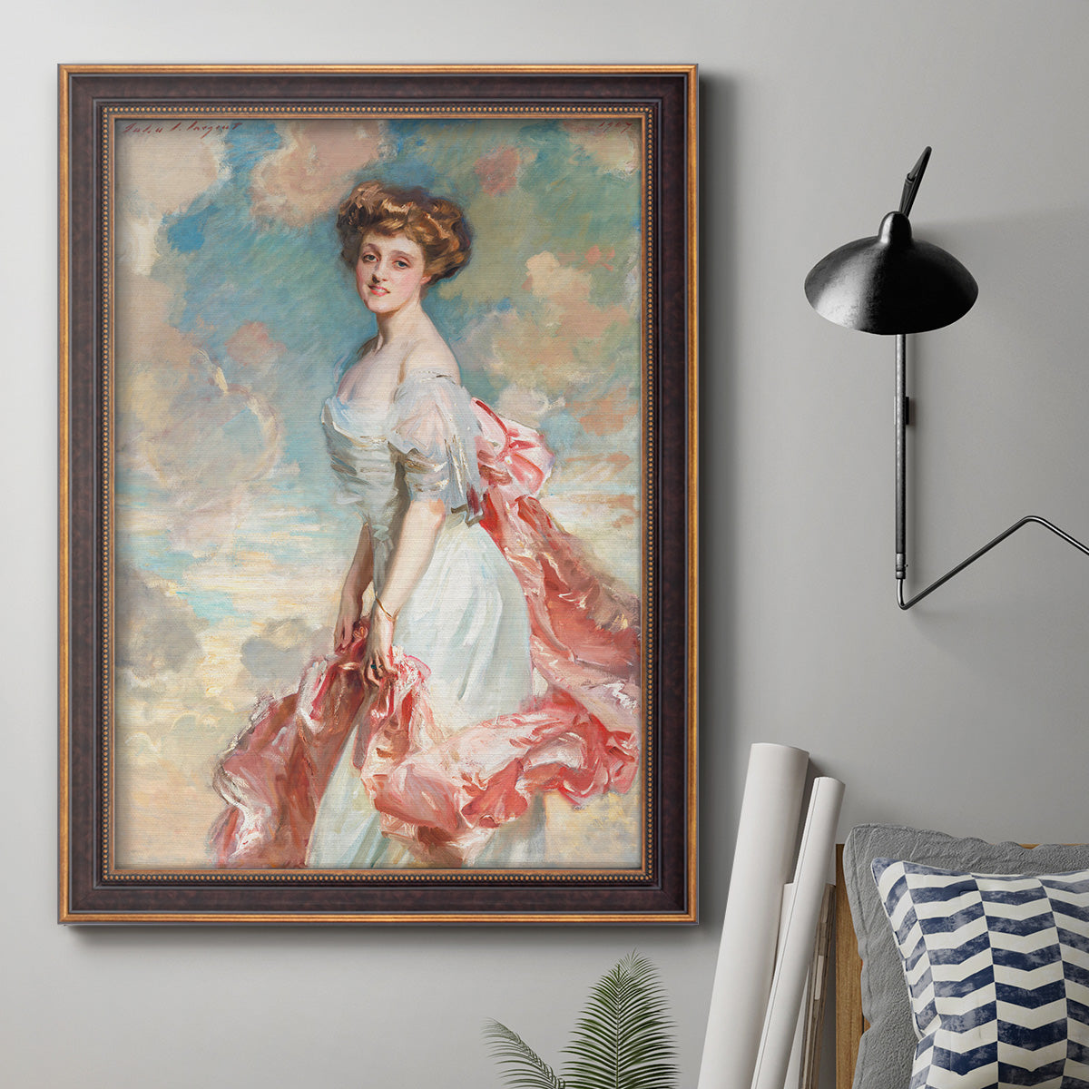 Miss Mathilde Townsend - Ornate Framed Canvas Print