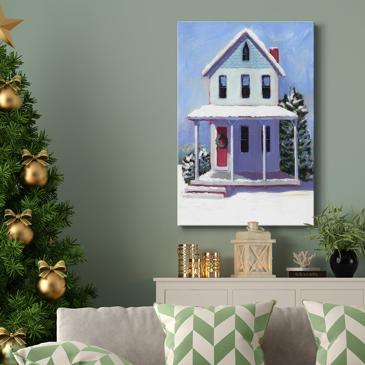 Victorian Home I - Gallery Wrapped Canvas