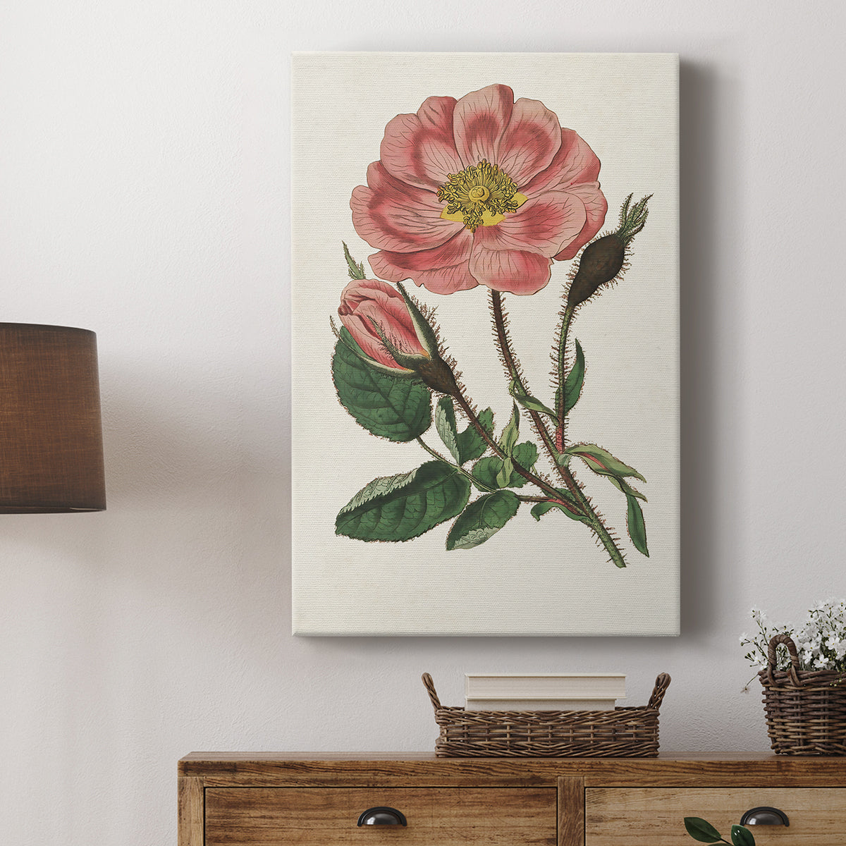 Pink Floral Mix IX - Canvas Art Print